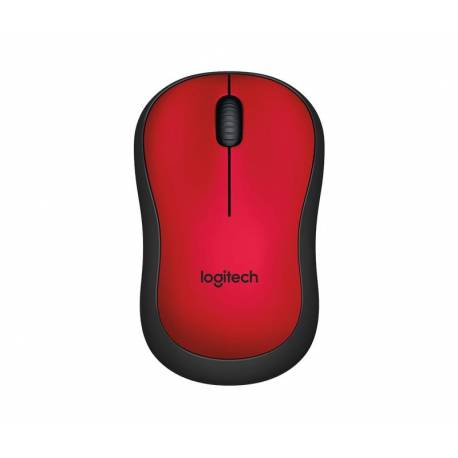 Mysz bezprzewodowa Logitech M220 Silent optyczna czerwona