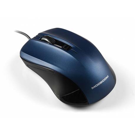 Mysz przewodowa Modecom M9.1 optyczna czarno-niebieska