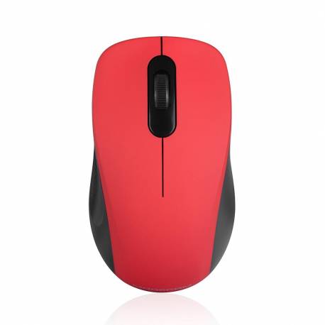 Mysz bezprzewodowa Modecom MC-WM10S SILENT optyczna czerwona