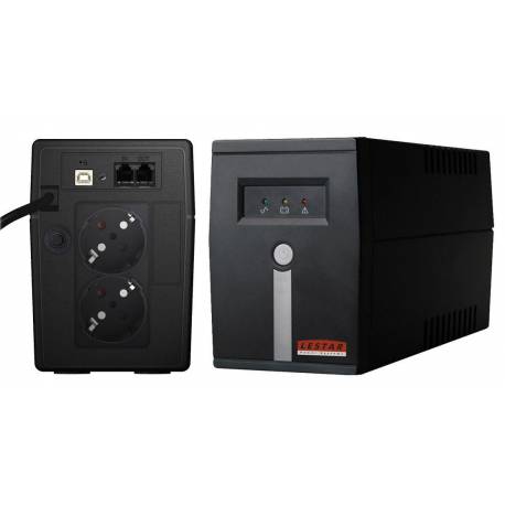 Zasilacz UPS Lestar MC- 855SSU L-INT AVR 2xsch 800VA/480W USB BLACK