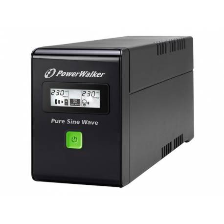 Zasilacz UPS POWER WALKER LINE-IN 800VA 2xpl230v RJ11/45 IN/OUT USBLCD