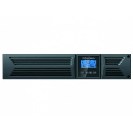 Zasilacz UPS POWER WALKER ON-LINE 1500VA 8xiec RJ/USB/RS LCD 19"/Tower