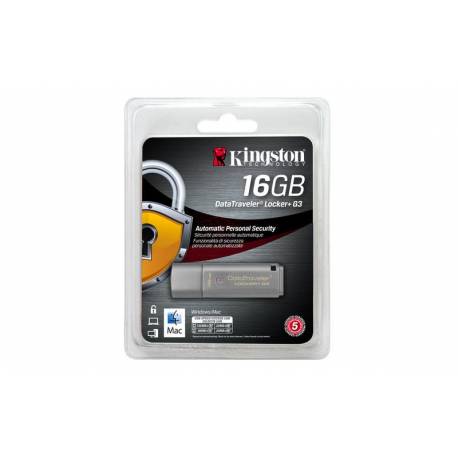 Pendrive KINGSTON DatDataTraveler Locker+ G3 16GB USB 3.0