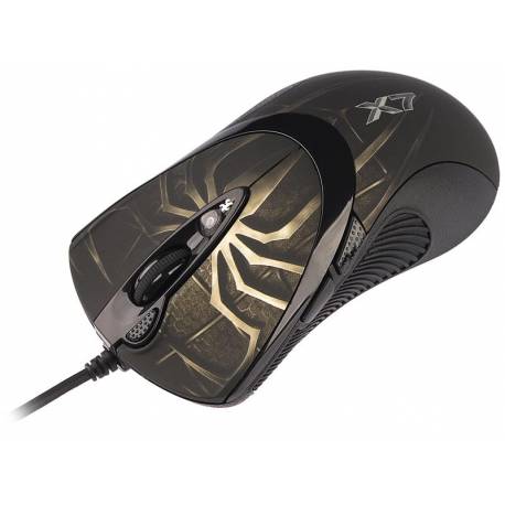 Mysz przewod A4T EVO XGame Oscar X747 laserowa Gaming USB czarno-złota
