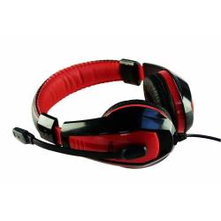 Słuchawki z mikrof Media-Tech MT3574 NEMESIS Gaming czarno-czerwone