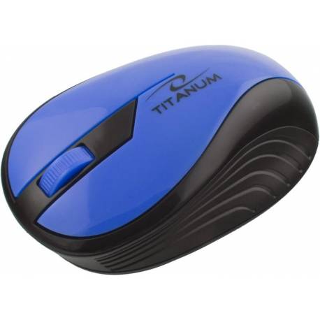 Mysz bezprzewodowa TITANUM TM114B RAINBOW optyczna niebieska