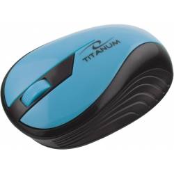 Mysz bezprzewodowa TITANUM RAINBOW TM114T optyczna turkusowa