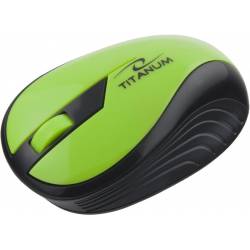 Mysz bezprzewodowa TITANUM RAINBOW TM114G optyczna zielona