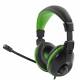 Słuchawki z mikrofonem Esperanza "Albatros" Gaming czarno-zielone