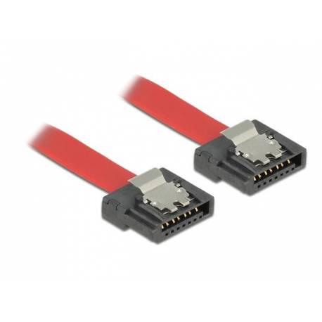 Kabel SATA Delock DATA III 0,2m Flexi czerwony