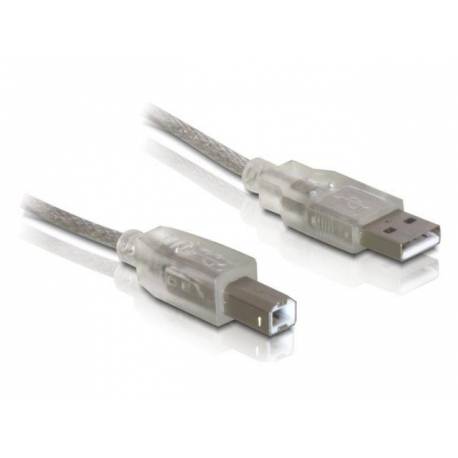 Kabel Delock USB AM-BM 2.0 + Ferryt 0,5m