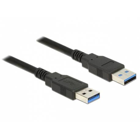 Kabel Delock USB AM-AM 3.0 0,5m czarny