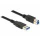 Kabel Delock USB AM-BM 3.0 0,5m czarny