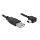 Kabel Delock USB Mini 2.0 AM-BM5P (CANON) 0,5m Wtyk 90”