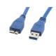 Kabel USB 3.0 Lanberg micro AM-MBM5P 0,5m niebieski