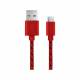 Kabel USB Esperanza Micro USB 2.0 A-B M/M OPLOT 1,0m czerwony