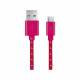 Kabel USB Esperanza Micro USB 2.0 A-B M/M OPLOT 1,0m różowy