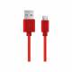 Kabel USB Esperanza Micro USB 2.0 A-B M/M 1,0m czerwony