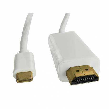 Kabel adapter Qoltec USB 3.1 TypC M / HDMI A M, 4Kx2K, 1m