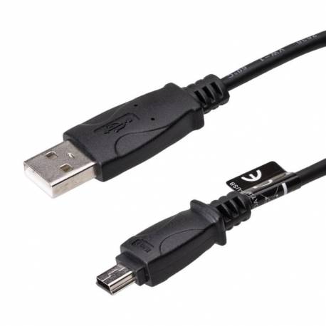 Kabel USB 2.0 Akyga AK-USB-22 USB A(M) - mini USB B(M) 5-pin 1m czarny
