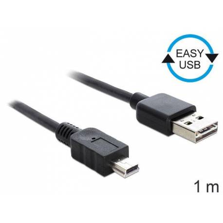 Kabel Delock USB Mini AM-MBM5P EASY-USB 2.0 1m