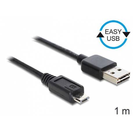 Kabel Delock USB Micro AM-MBM5P EASY-USB 2.0 1m
