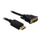 Kabel Delock DisplayPort (M)- DVI-D(M)(24+1) DUAL LINK 1m