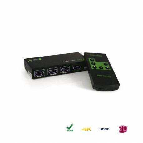 Przełącznik Techly IDATA HDMI-4K31 HDMI 3/1 z pilotem, 4K2K UHD 3D, cz
