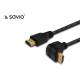 Kabel HDMI Savio CL-108 1,5m, OFC, 4K, czarny, złote końcówki, v2.0, k