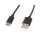 Kabel USB 2.0 Lanberg Type-C(M) - AM 1,8m czarny