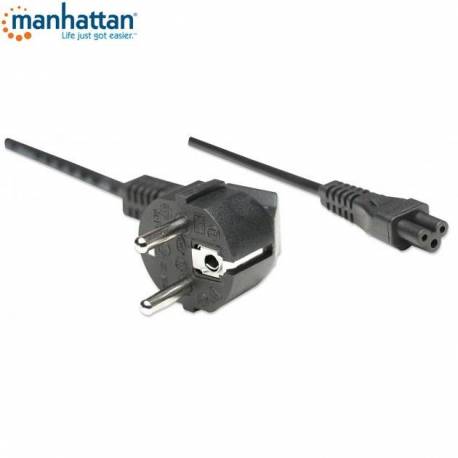 Kabel zasilający Manhattan 05-NC/ANG koniczynka 1,8m, czarny ICOC