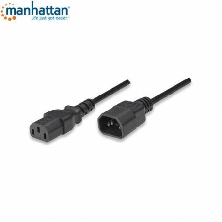 Kabel przedłużający kabla zasilania Manhattan 03-NC C14 na C13 M/F 1,8