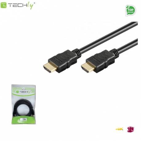 Kabel HDMI Techly ICOC HDMI-4-150 HDMI-HDMI M/M 1,4 Ethernet, ekranowa