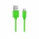 Kabel USB Esperanza Micro USB 2.0 A-B M/M 2,0m zielony