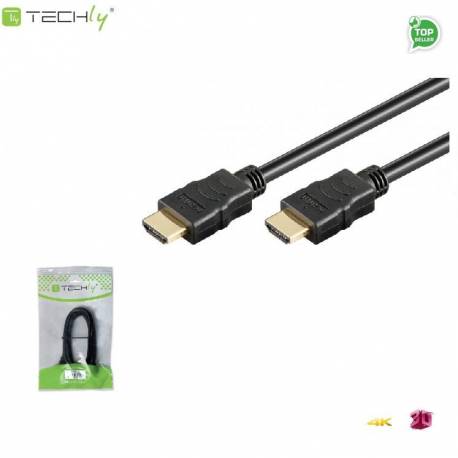 Kabel HDMI Techly ICOC HDMI-4-020 HDMI-HDMI M/M 1,4 Ethernet 3D 4K, ek