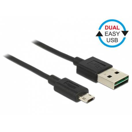 Kabel USB Delock micro AM-BM USB 2.0 Easy-USB 2m