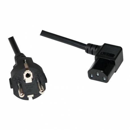 Kabel zasilający LogiLink CP117 Schuko C13 czarny 2m