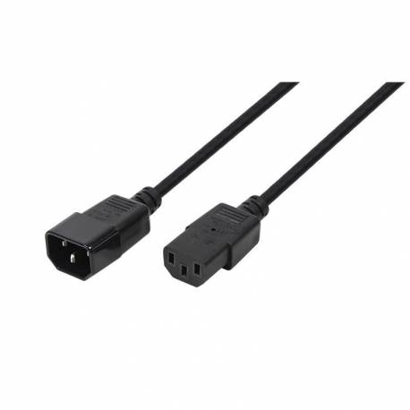 Przedłużacz kabla zasilającego logilink CP091 IEC 60320 VDE czarny 1,8