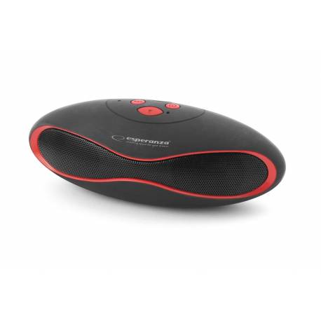 Głośnik Bluetooth Esperanza "Trival" czarno-czerwony"