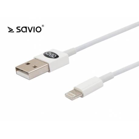Kabel USB - Lightning Savio CL-64 (iPhone, iPad) 1m