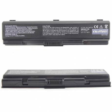 Bateria Qoltec do notebooka - TOSHIBA PA3534U,5200mAh,10,8V
