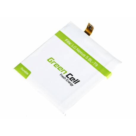 Bateria Green Cell do LG Nexus 5 BL-T9 2050mAh 3,8V