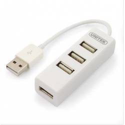 Hub USB Unitek Y-2146 4xUSB 2.0 mini biały