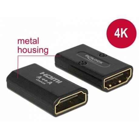 Adapter Delock HDMI (F) - HDMI (F) 4K łącznik