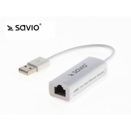 Adapter USB - RJ45 Savio CL-24