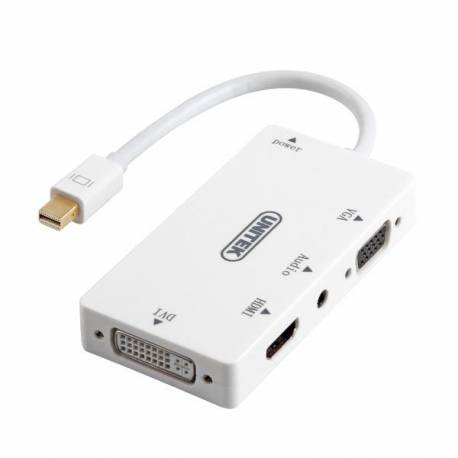 Adapter Unitek Y-6354 mini DisplayPort do DVI/VGA/HDMI