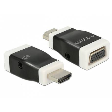 Adapter Delock HDMI-A(M) na VGA (F)+Audio