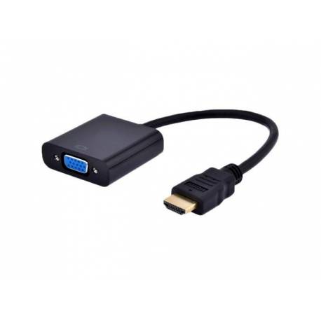 Adapter Gembird HDMI-A(M) - VGA(F) + AUDIO na kablu