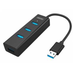 Hub USB Unitek Y-3089 4xUSB 3.0 czarny