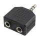 Adapter audio stereo LogiLink CA1002 3,5mm jack (M) 2x 3,5mm jack (F)